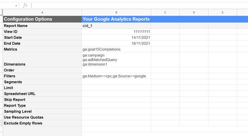 Делаем сквозную аналитику на коленке из Google Sheets, GA и Tilda